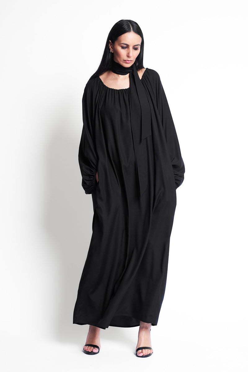 DRESS BONNY LONG BLACK | BLACK
