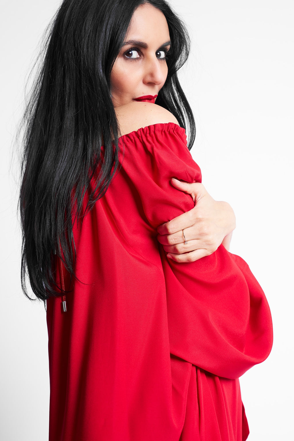DRESS BONNY LONG RED | RED