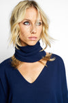 SCARF ELISA | MID BLUE