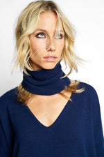 SCARF ELISA | MID BLUE
