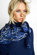 SCARF ELISA | MID BLUE