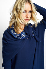 SCARF ELISA | MID BLUE