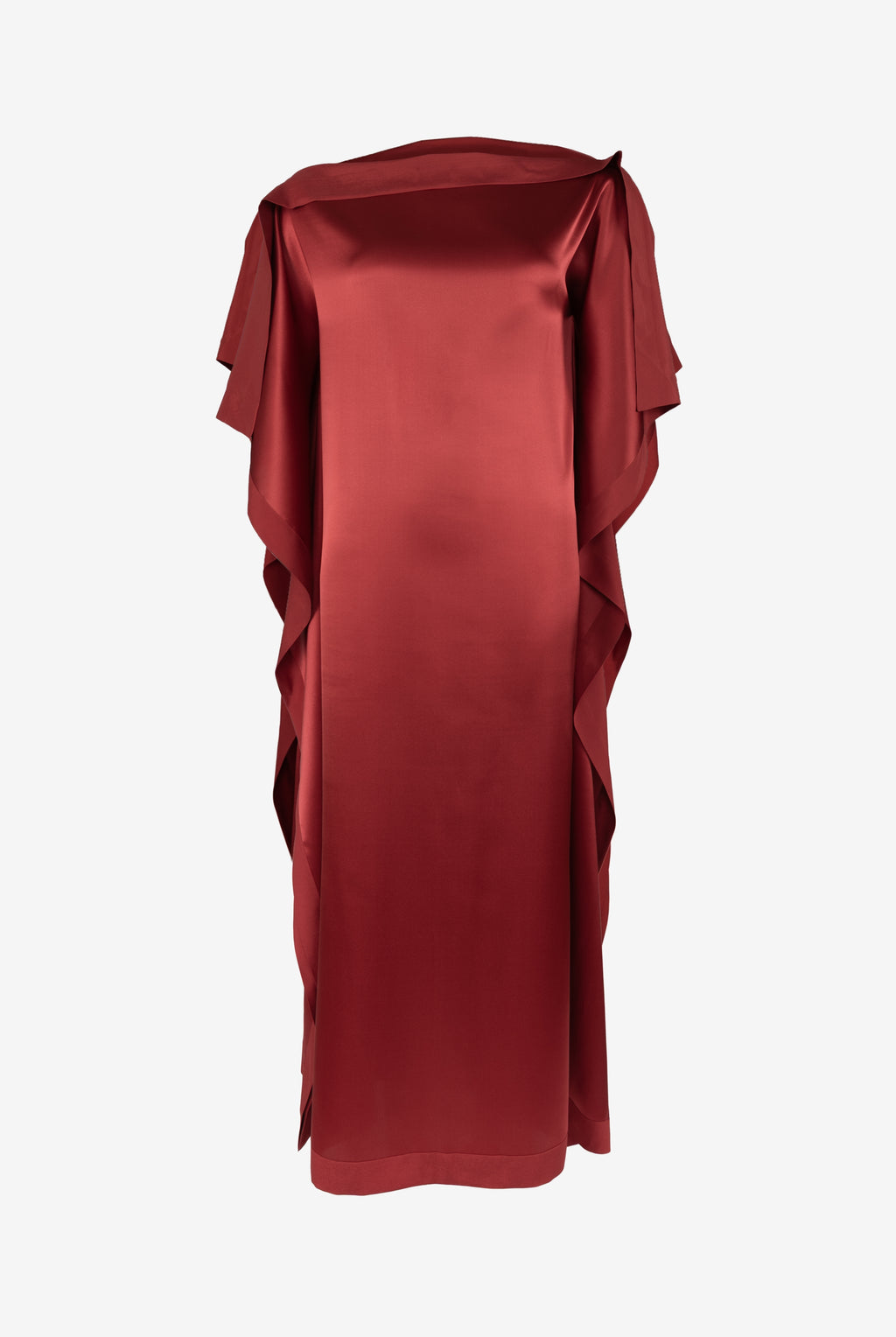 FRIEDA SILK DRESS | BORDEAUX