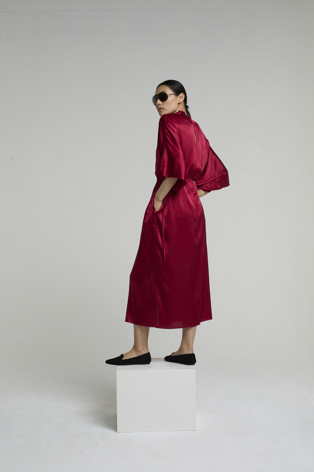 DRESS KATY | BORDEAUX