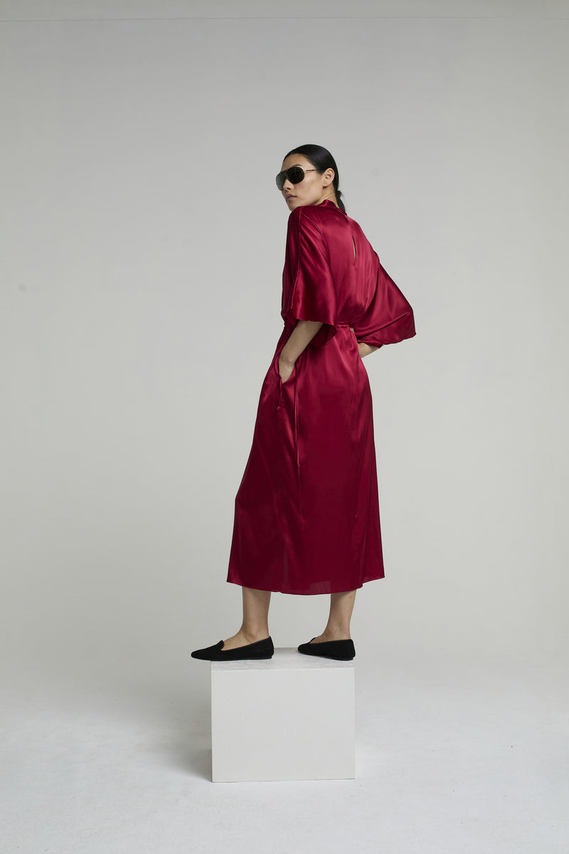 DRESS KATY | BORDEAUX