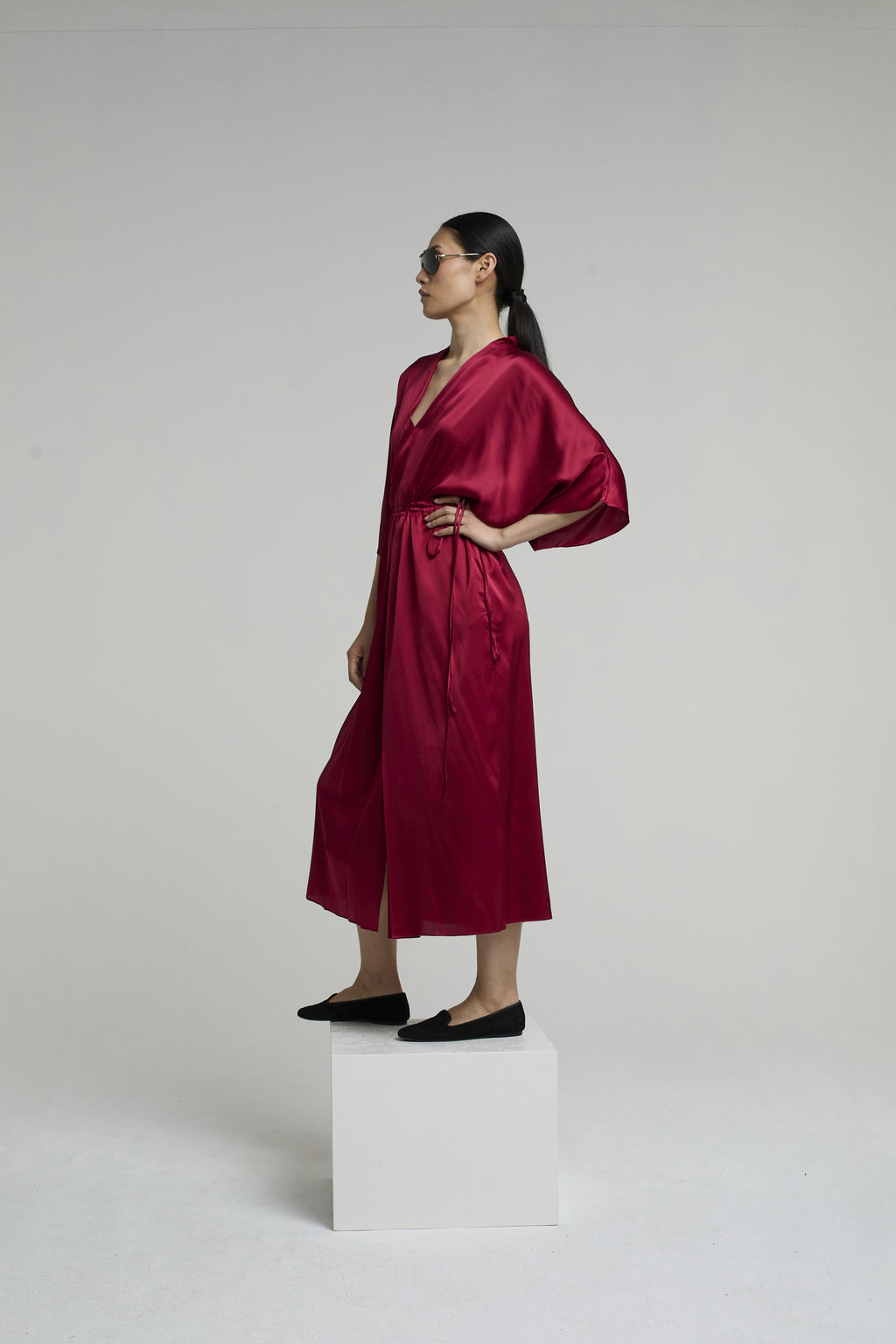 DRESS KATY | BORDEAUX