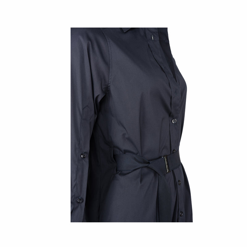 DRESS MARY LONG BLUE BLACK | BLUE BLACK