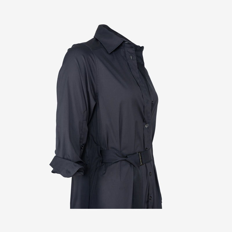 DRESS MARY LONG BLUE BLACK | BLUE BLACK