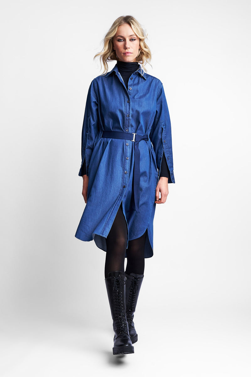 DRESS MARY | BLUE DENIM