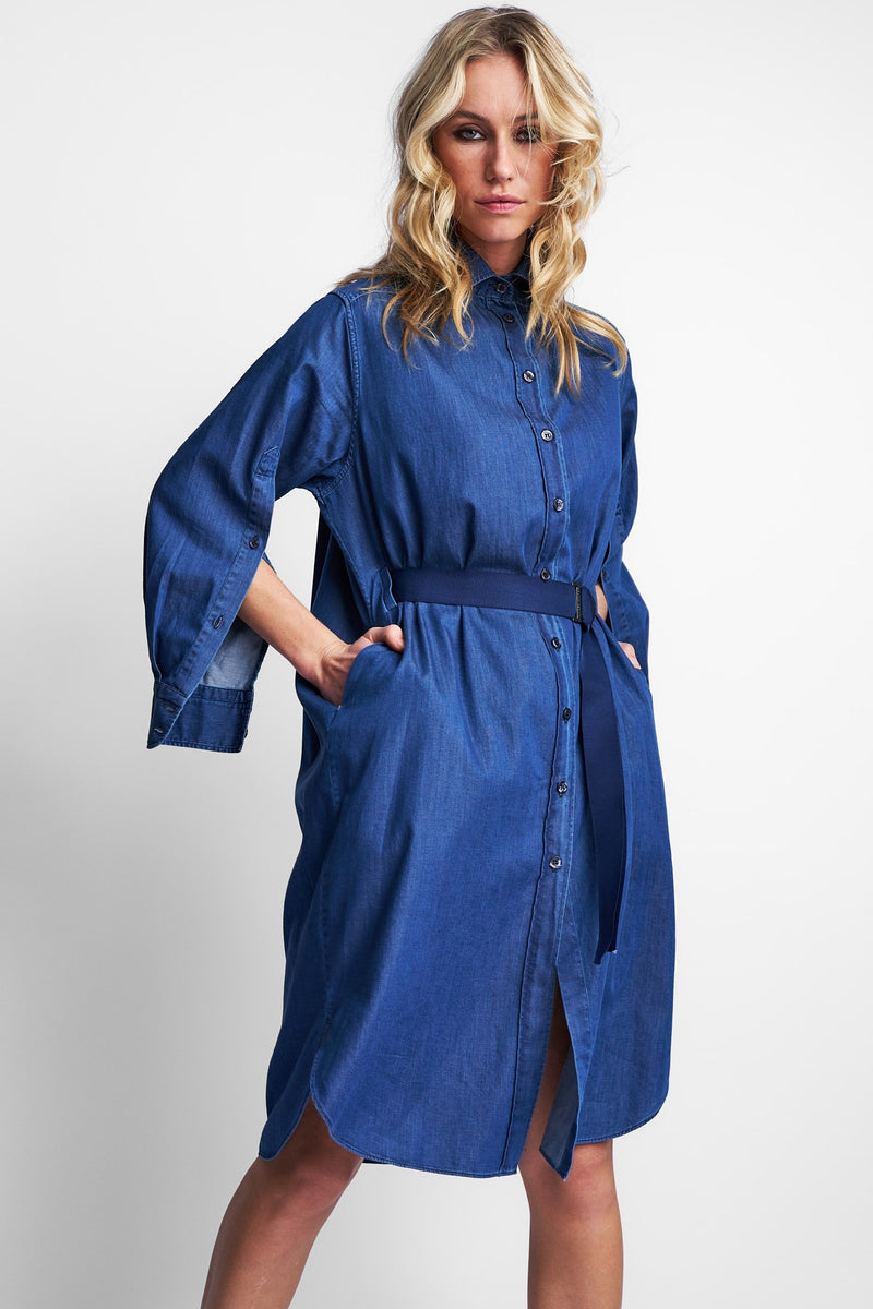 DRESS MARY | BLUE DENIM