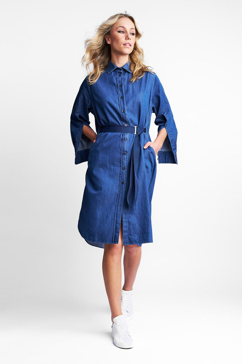 DRESS MARY | BLUE DENIM