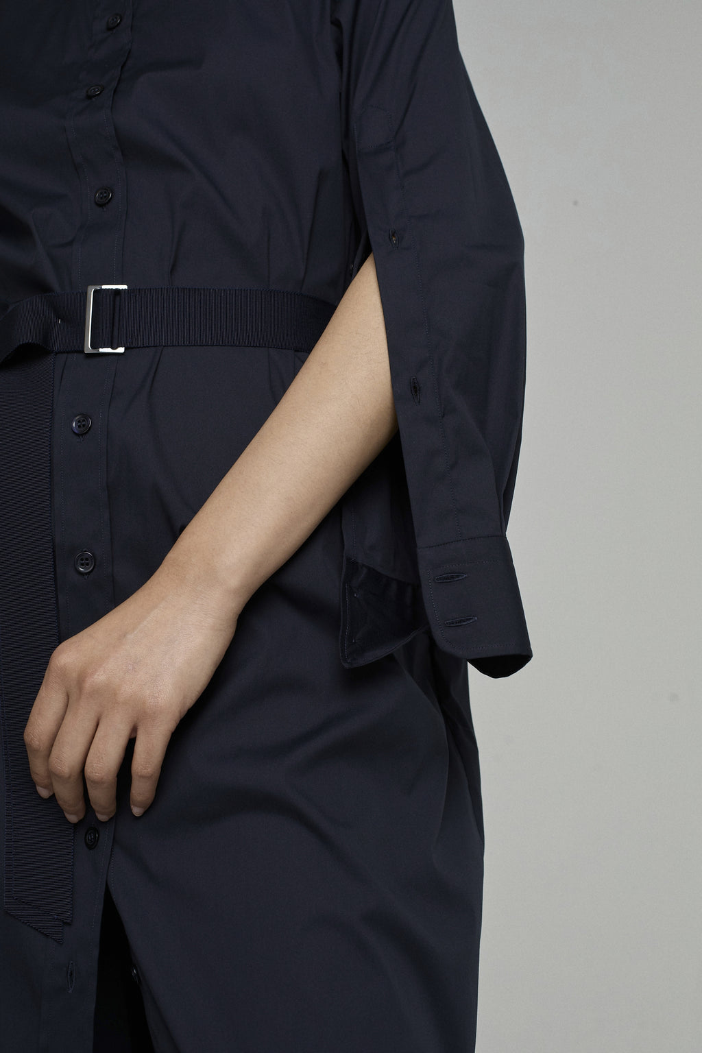 DRESS MARY LONG BLUE BLACK | BLUE BLACK
