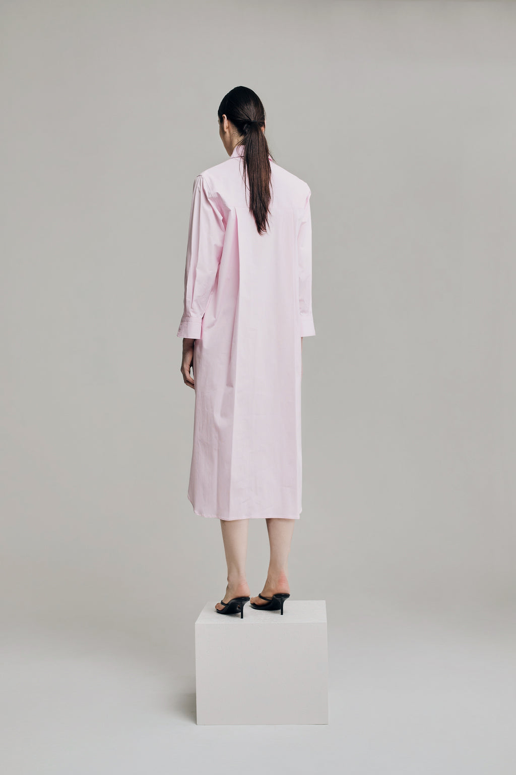 DRESS MARY LONG PINK | SUPER LIGHT PINK