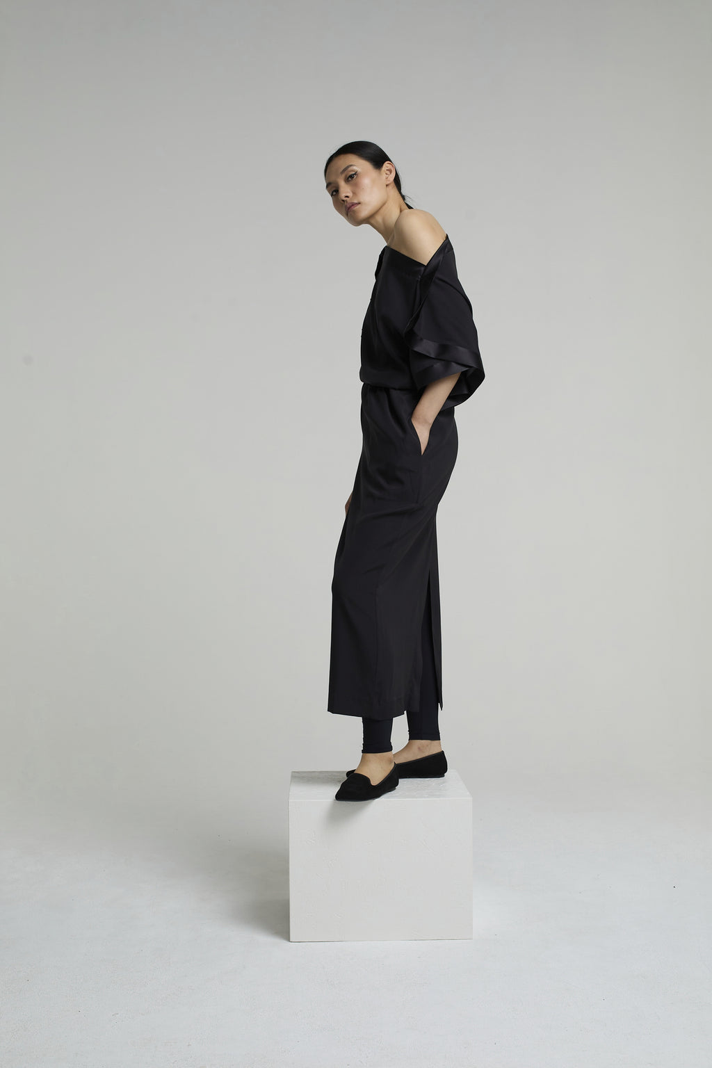 DRESS RIANA | BLACK