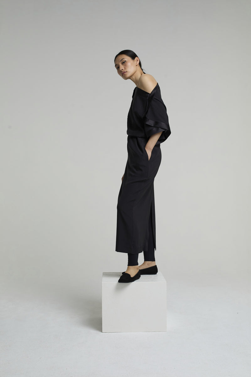 DRESS RIANA | BLACK