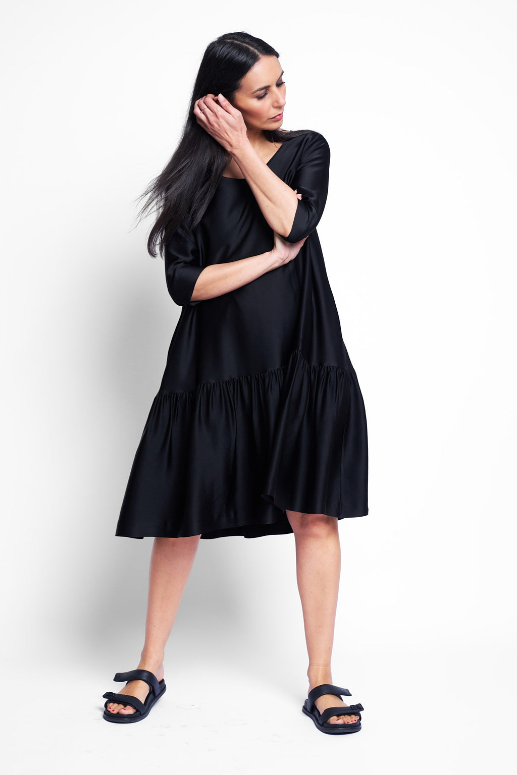 DRESS SVEA SUN | BLACK