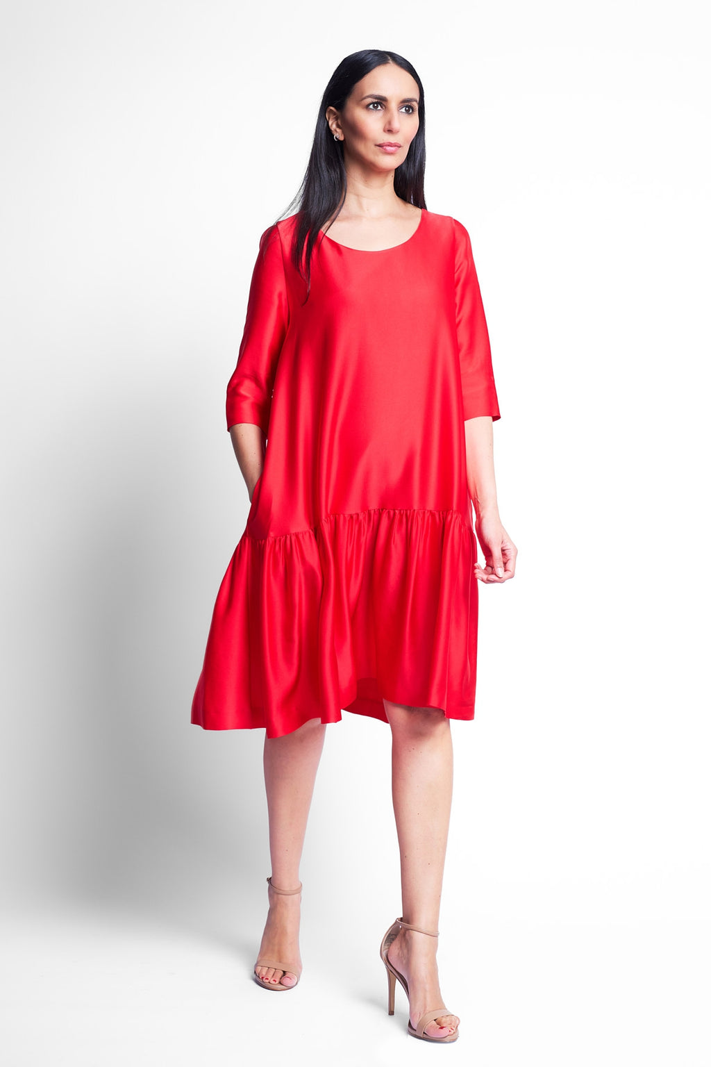 DRESS SVEA SUN | BRIGHT RED