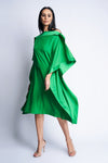 TATUM SILK DRESS XO | GREEN