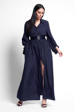 DRESS VICTORIA | BLUE BLACK