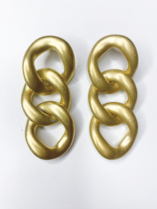 EARRING OASIS GOLD PLATED | GOLD