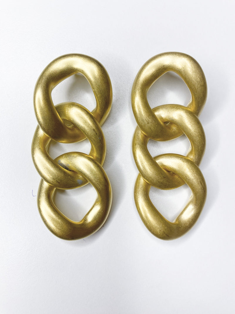 EARRING OASIS GOLD PLATED | GOLD