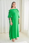 FRIEDA SILK DRESS XO | GREEN