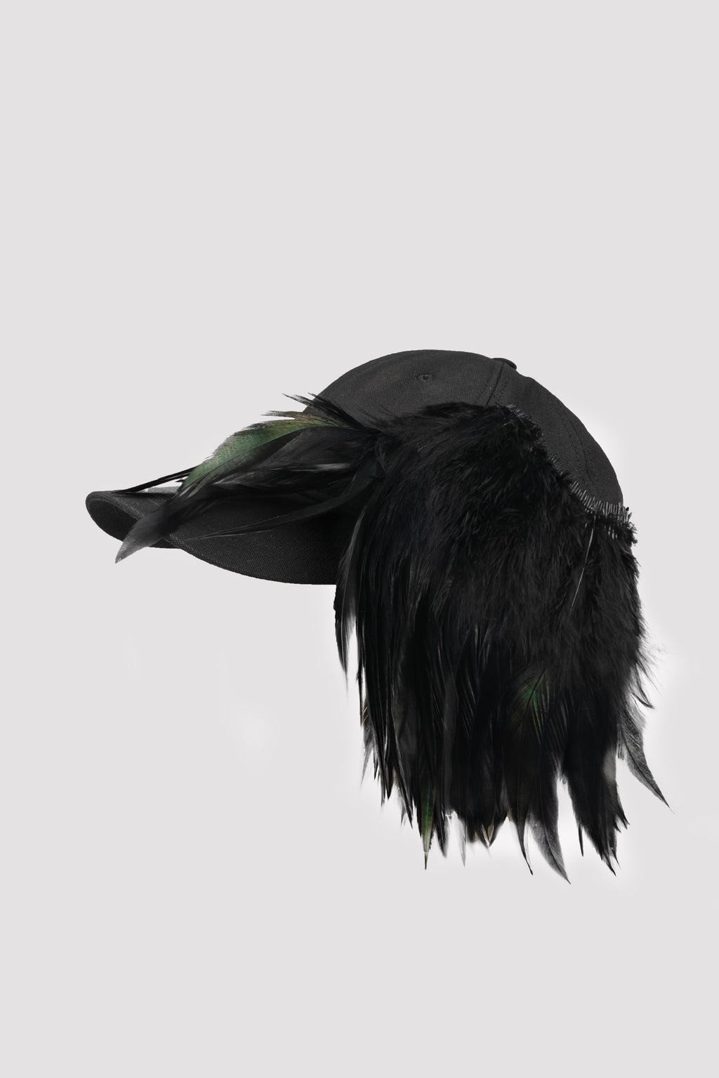 CAP KAY FEATHER BROOCHE | BLACK