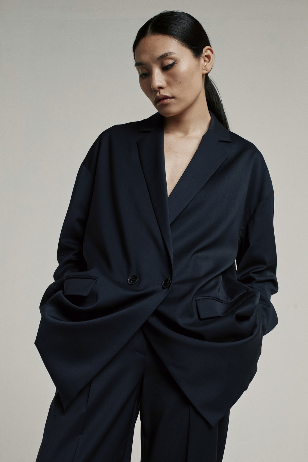 JACKET KATHERINE | BLUE BLACK