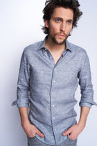 LEI FLANEL SHIRT | GREY MELANGE