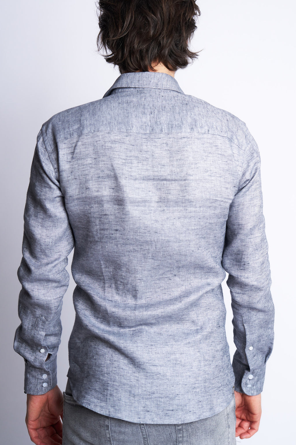 LEI FLANEL SHIRT | GREY MELANGE