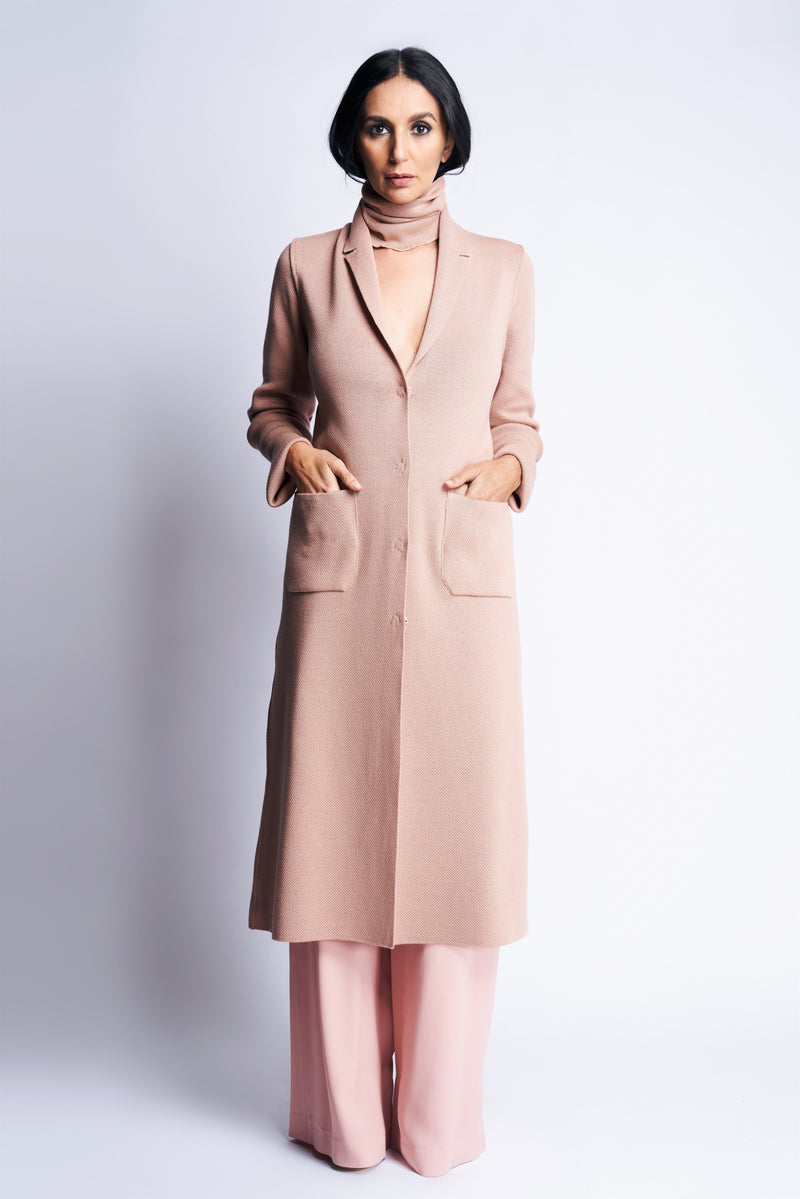 LORA MERINO WOOL JACKET XO | SKIN