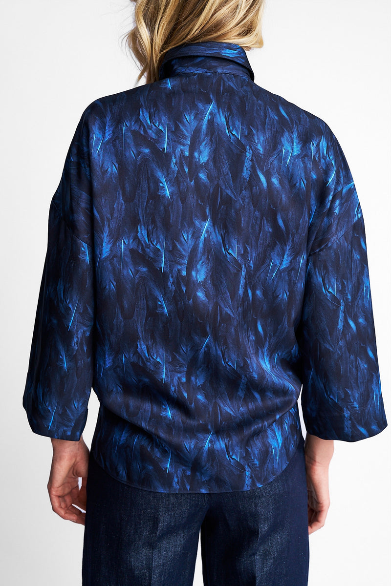 LOU FEATHER | DARK BLUE