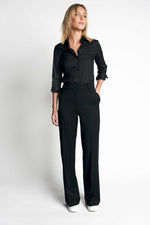 NINA COTTON SHIRT | BLACK