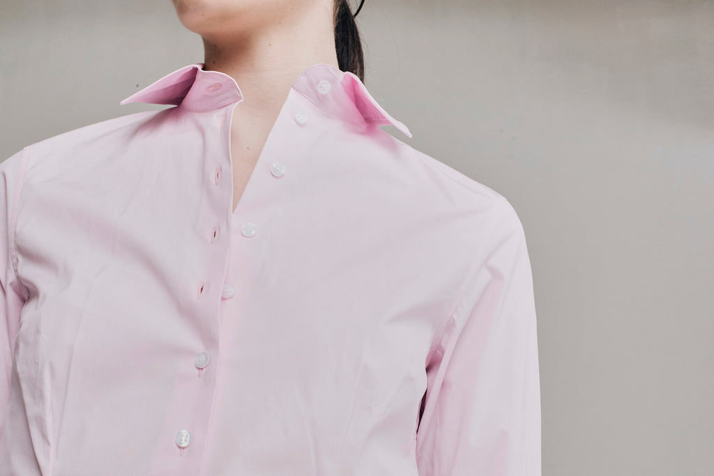NINA COTTON SHIRT | SUPER LIGHT PINK