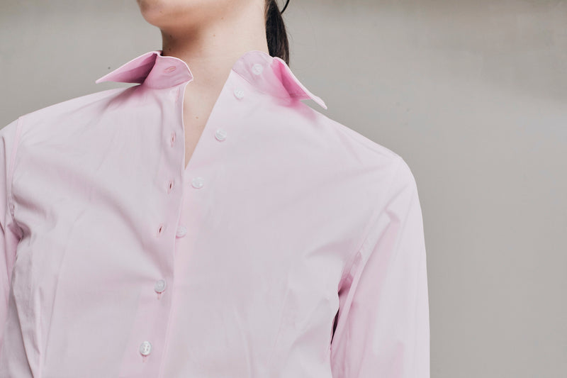 NINA COTTON SHIRT | SUPER LIGHT PINK