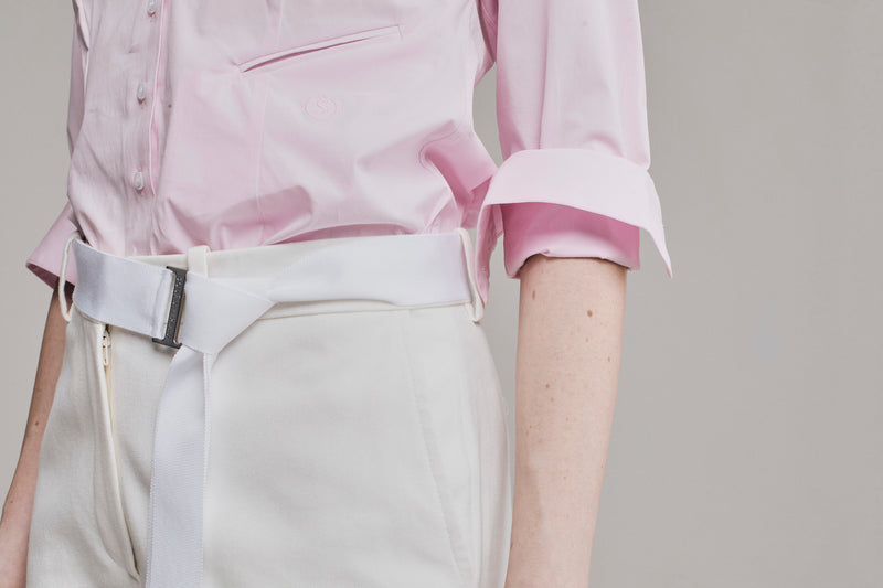 NINA COTTON SHIRT | SUPER LIGHT PINK