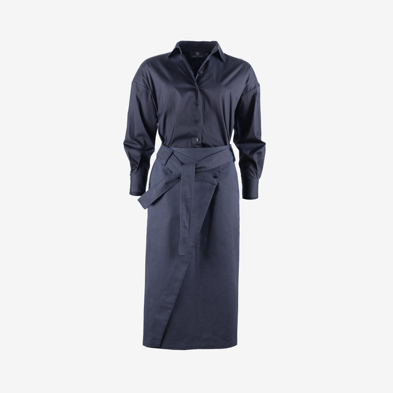 DRESS KLARA | BLUE BLACK