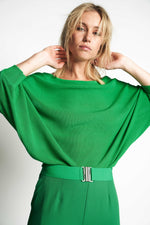 ELASTIC WAIST BELT | BRIGHT GREEN