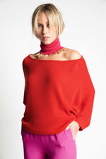 BO MERINO WOOL PULL | RED
