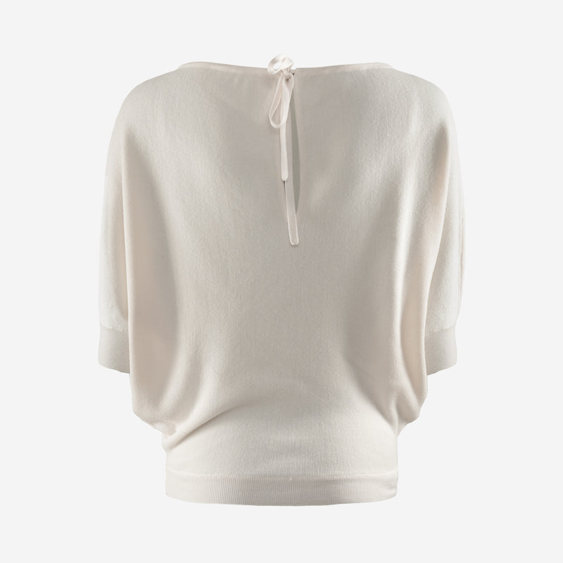 BO MERINO WOOL PULL | OFF WHITE
