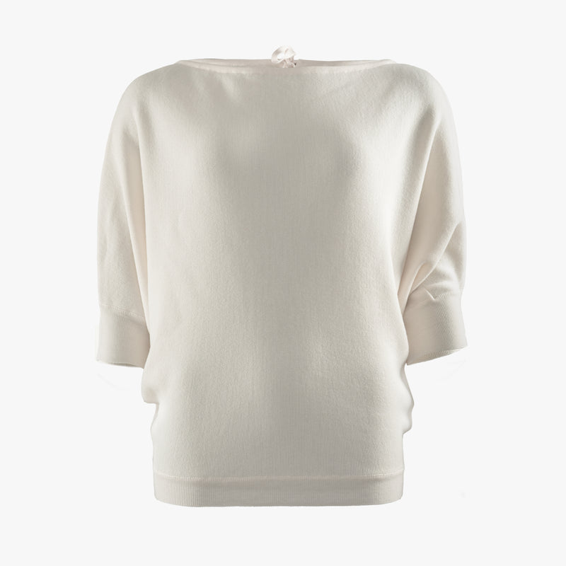 BO MERINO WOOL PULL | OFF WHITE