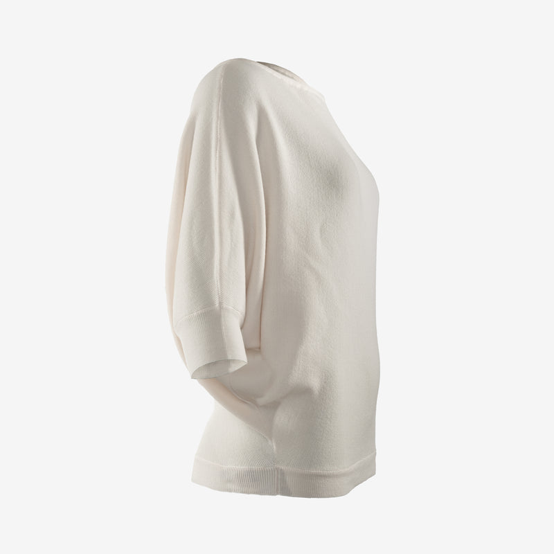 BO MERINO WOOL PULL | OFF WHITE