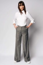 BIRKIN COOL WOOL PANTS | GREY MELANGE