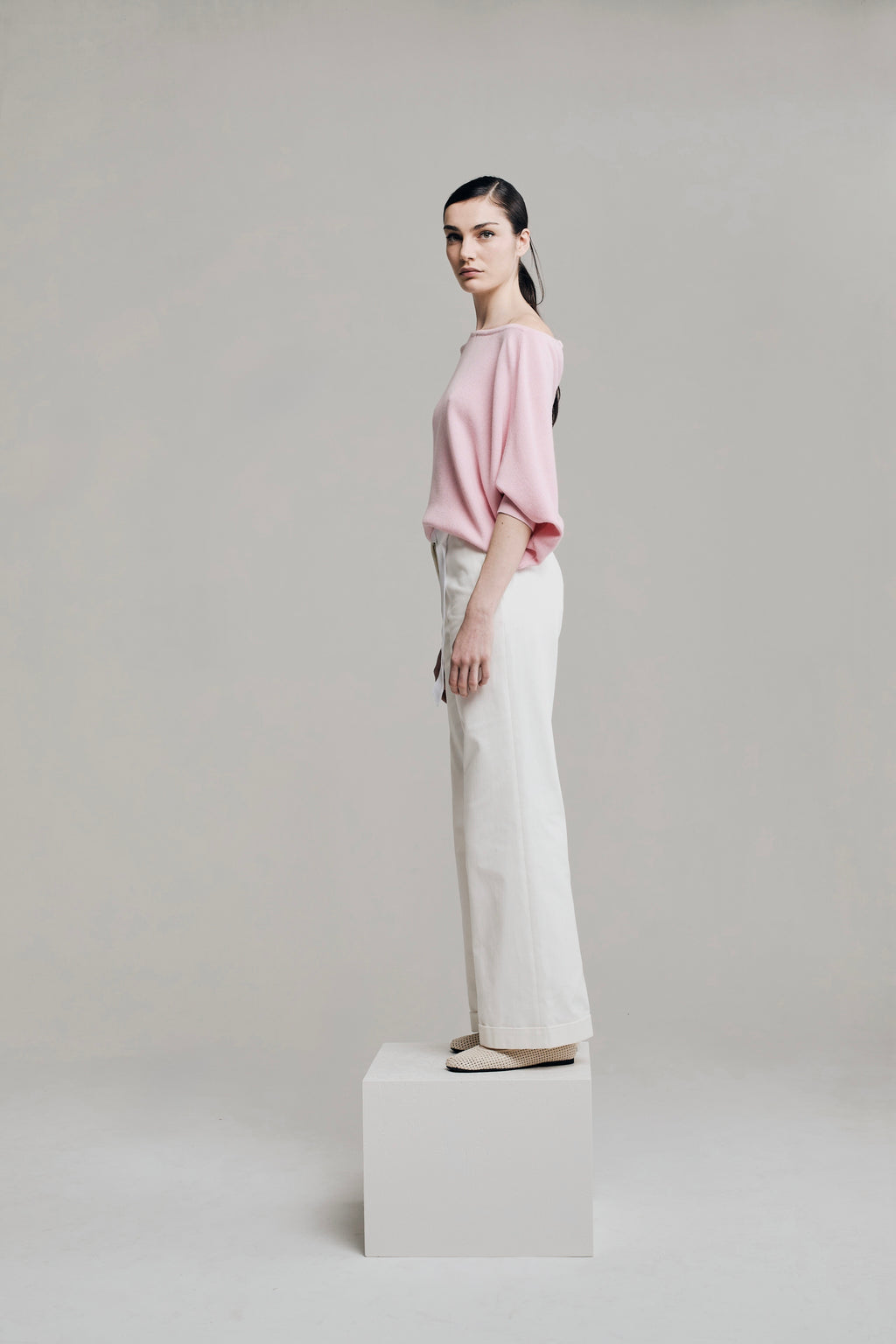 BO MERINO WOOL PULL | SUPER LIGHT PINK