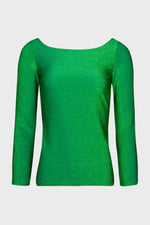 ROME BOATNECK SPARKLE XO | GREEN