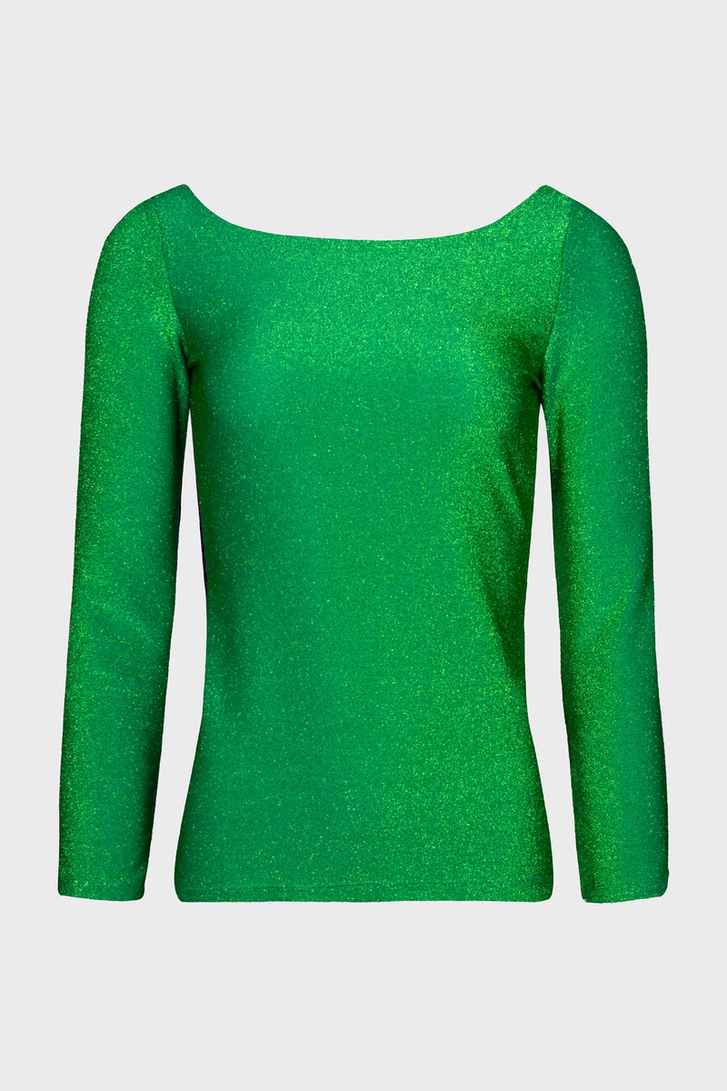 ROME BOATNECK SPARKLE XO | GREEN