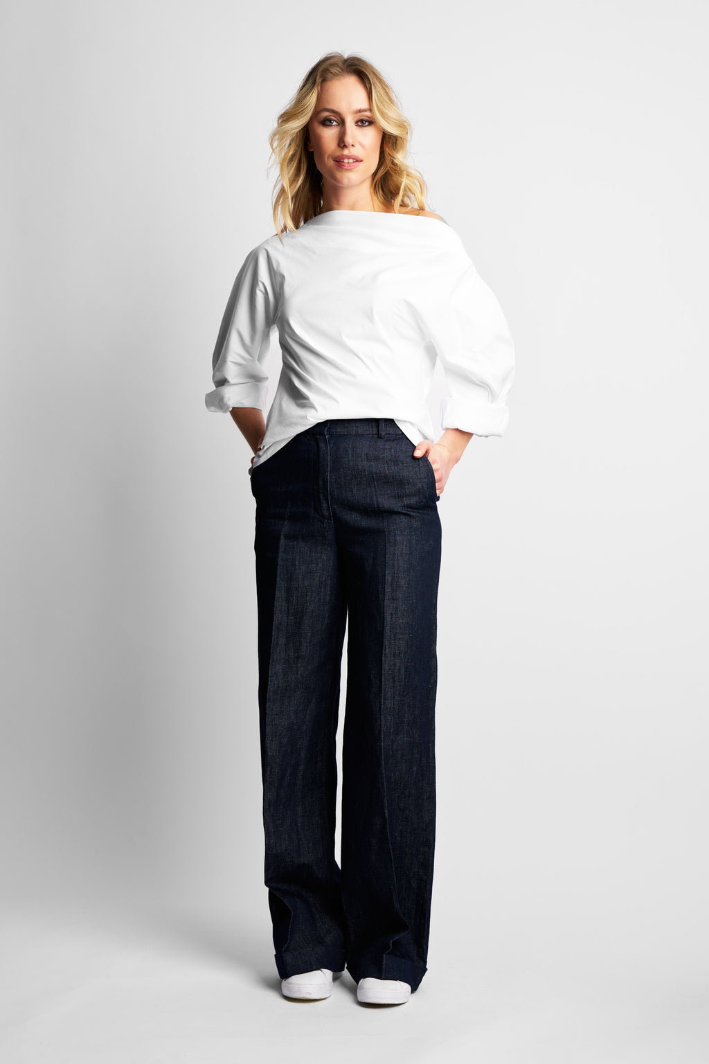 PANT GIANNA | BLUE BLACK