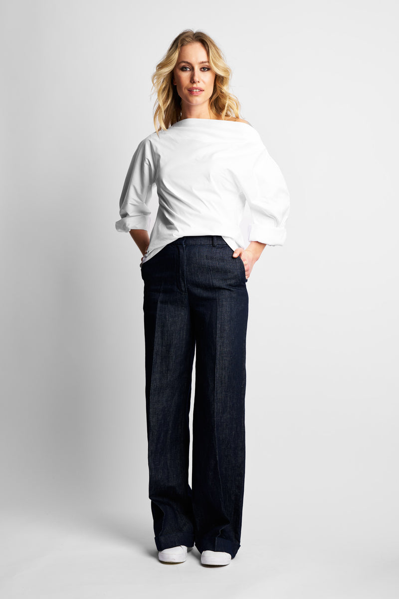 PANT GIANNA | BLUE BLACK