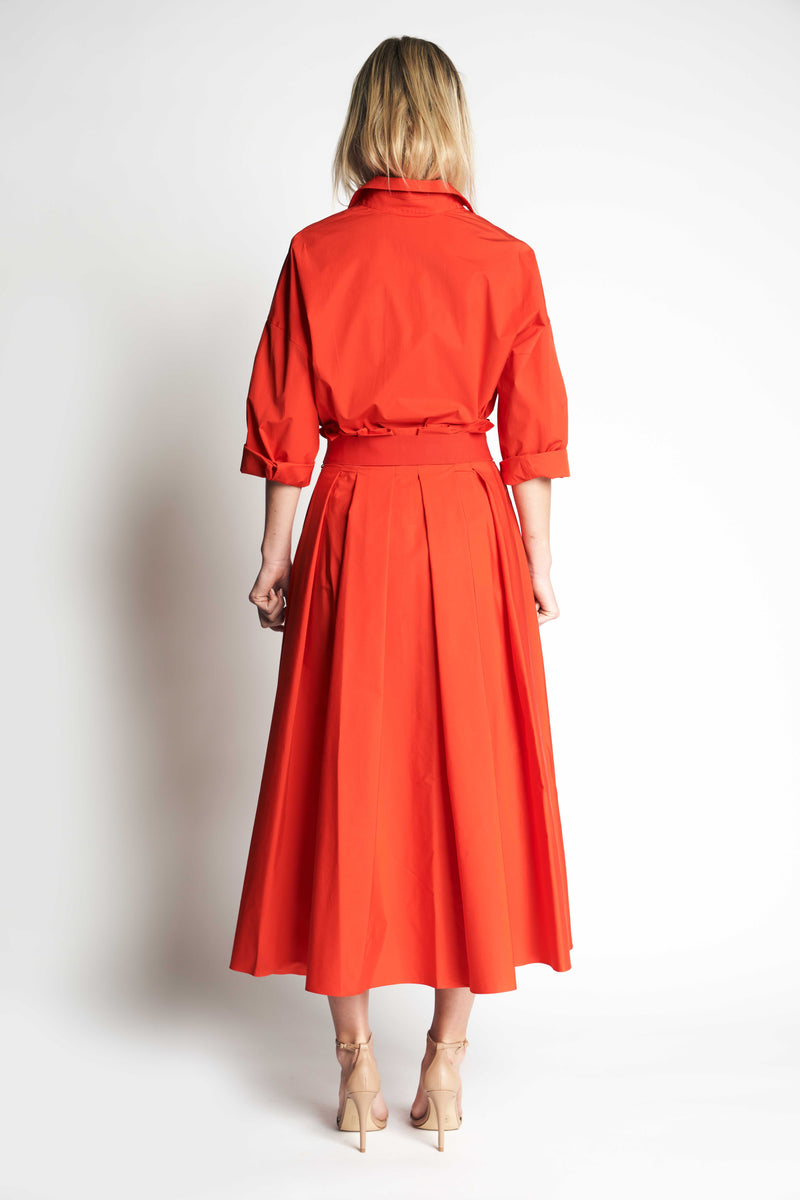 AUDREY SKIRT | BRIGHT RED