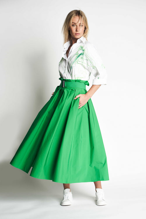 AUDREY SKIRT | BRIGHT GREEN